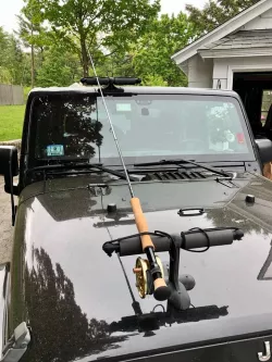 Magnetic Fishing Rod Car Rack