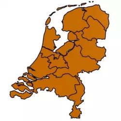 Map of the Netherlands