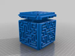 Maze cube box