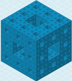 Menger Sponge level 4