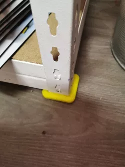 metal shelf leg support