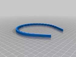 Minimalist Hair Band with Hair Slots