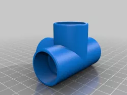 My Customized 4 Way Edge Pipe Connector - Customizer