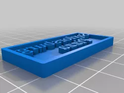 My Customized Custom Stamp with Exchangeable Text