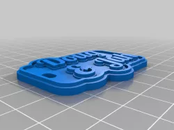 My Customized Multiline Tag or Keychain