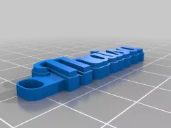 My Customized Multiline Tag or Keychain
