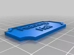 My Customized Nameplate 2 row