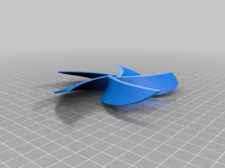 My Customized OpenSCAD Turbine Propeller Generator