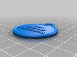 My Customized Parametric Pet tag for collar