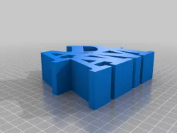 My Customized WORD Sculpture