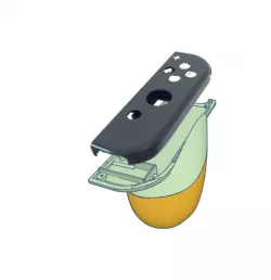 Nintendo Switch joy-con shell backplate with added grip