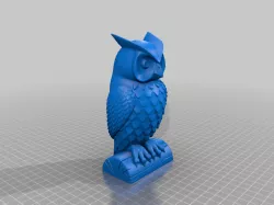 Owl Face Front