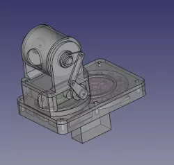 Pan-Titl Module for 3.7g servo and 19x19 camera