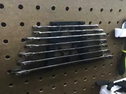 Pegboard Combination Wrench Holder