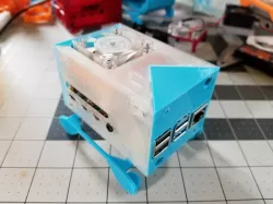 Raspberry Pi 4 Low Profile Ice Tower Cooler Case V1.2