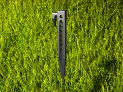 Robotic lawn mower perimeter wire peg / pin
