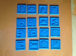 Saurian Alphabet Tiles
