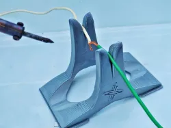 Solder Wire Holder For Gripping Wires