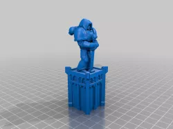 Space Marine Statue (40k Terrain)