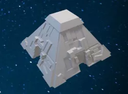 Star Trek Borg Pyramid Colony Ship