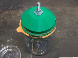 Storage jar fly trap