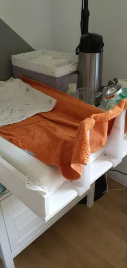 Ultimate Poop splash guard for Ikea changing table