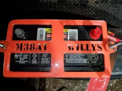 Updated: M38A1 Jeep Battery battery cover for Series 51/51R for display at Car Shows