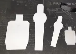 USPSA IPSC 1/10 scale targets