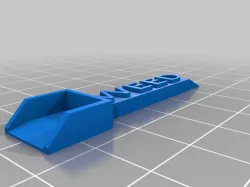 weed scoop keychain