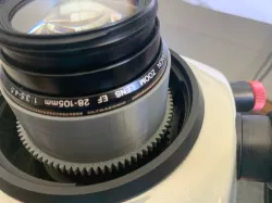 Zoom gear for Canon EF 28-105 len with Subal C10