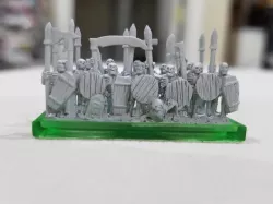 20x40mm base for Warmaster, spaces for washers and model's bases.