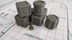 28mm Scale Sci-Fi Cargo Containers