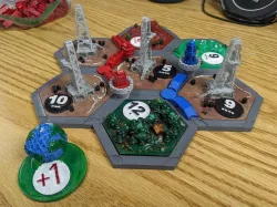 3D Catan Oil Springs