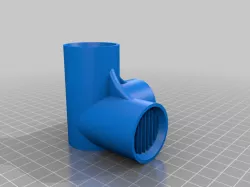 4-Way Elbow, 3/4 Inch PVC Pipe Fitting