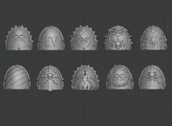 4th Legion Shoulders (Classic Style)