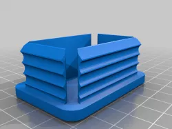 60x40cap for square or rectangular tube