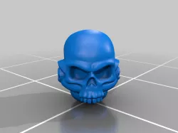 Bald priest skull helmet