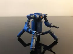 Blue Mecha from Mech Platoon
