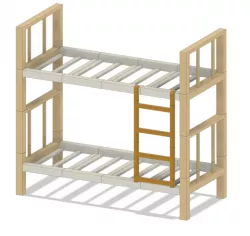 Bunk Bed to Fit 18" Doll - Our Generation and Designa Friend Doll