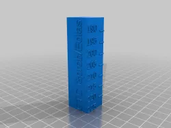 Calibration Tower customized for CTC i3 Pro b / Eolas filament