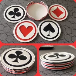 Card coasters