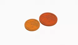 Coins for "For Sale" boardgame