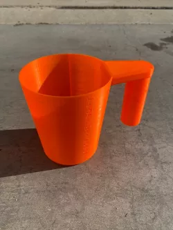 Diatomaceous Earth DE Filter Media Powder Measuring Cup