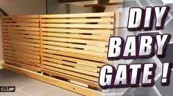 DIY Modern Baby or Pet Gate (Safety Latch / Glass Clamps / Mounting Clamp)