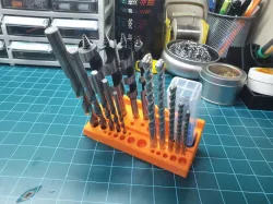 Drill bit holder (for pegboard)