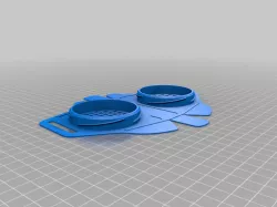 Dual filter mask - remix from KinetiCAE more sizes