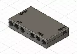 eBay RGB-AV Booster shell for PC Engine / TurboGrafx-16