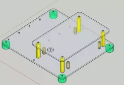  Example of self-made board mounting