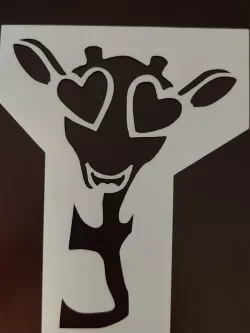 Giraffe Stencil
