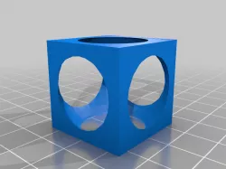 Gold Coin Cube